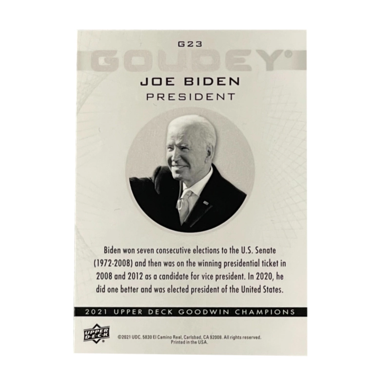 UPPER DECK Joe Biden
