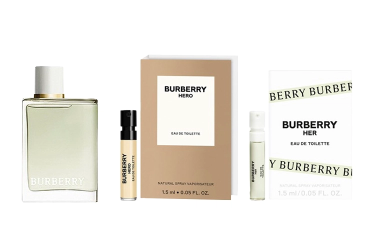 BURBERRY EDT 5ml+ EDT 1.5ml+ EDP 1.5ml