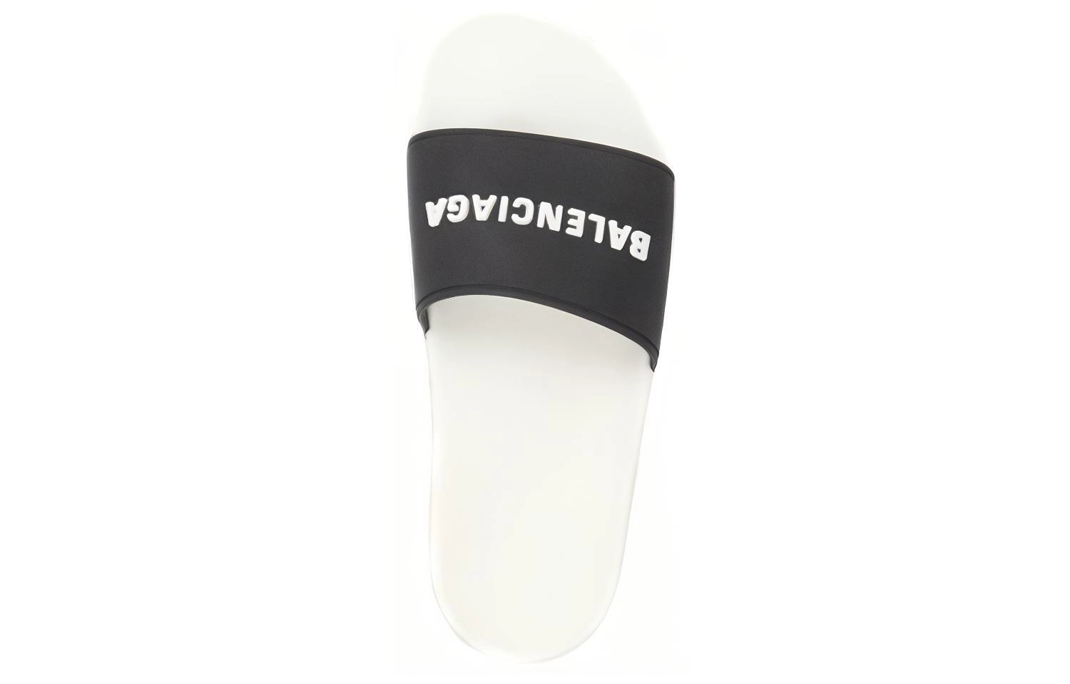 Balenciaga Pool Slide Rubb.Logo