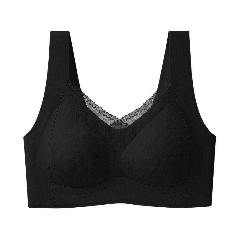 俞兆林 不跑杯无钢圈提拉薄款无痕聚拢防下垂收副乳文胸 女 组合装