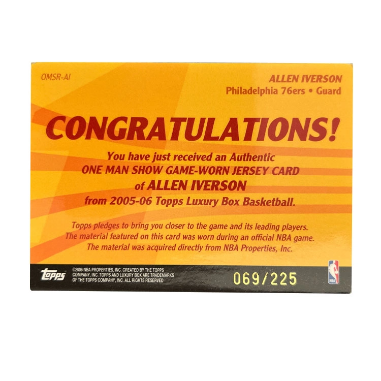 Topps 2005-06Luxury Box 76 69225