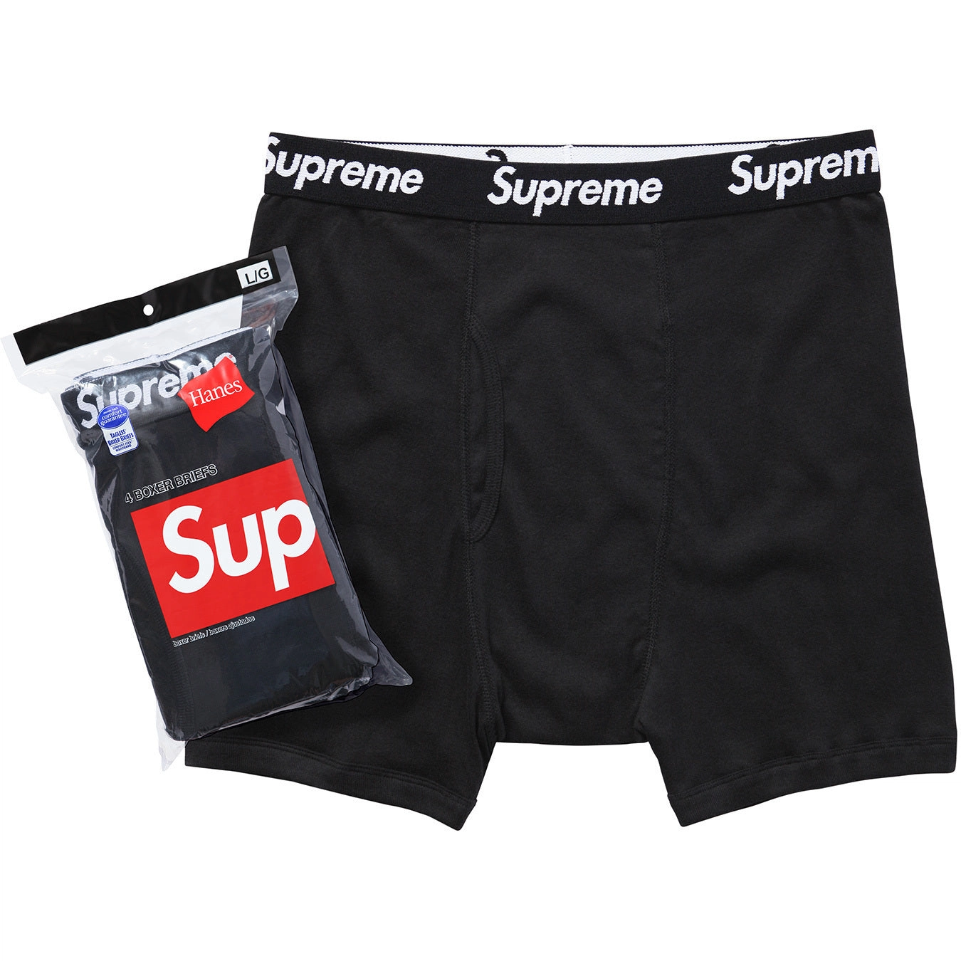 Supreme x Hanes FW24 WEEK1 Boxer Briefs logo 4