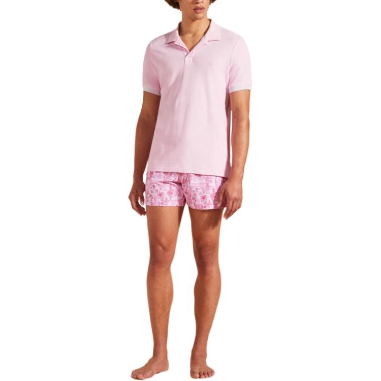 Vilebrequin Cotton Polo Solid LogoPolo
