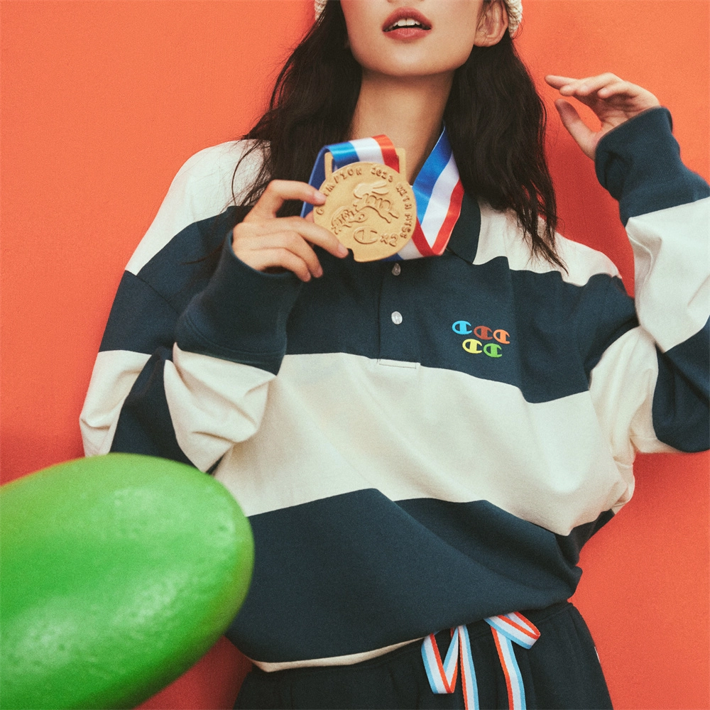 Champion x Melting Sadness FW23 LogoPoloT