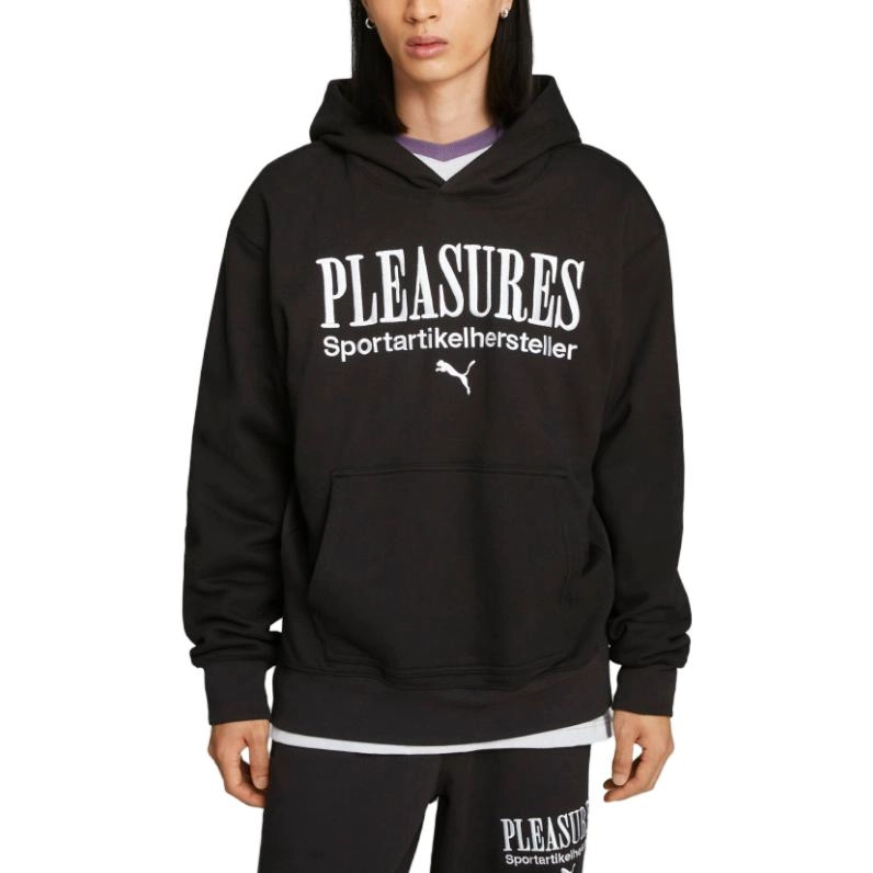 PUMA x PLEASURES Graphic Hoodie Sweatshirt Logo