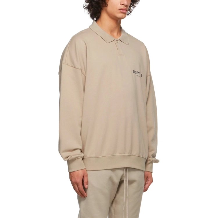 Fear of God Essentials FW21 French Terry Polo StringTan LogoPolo