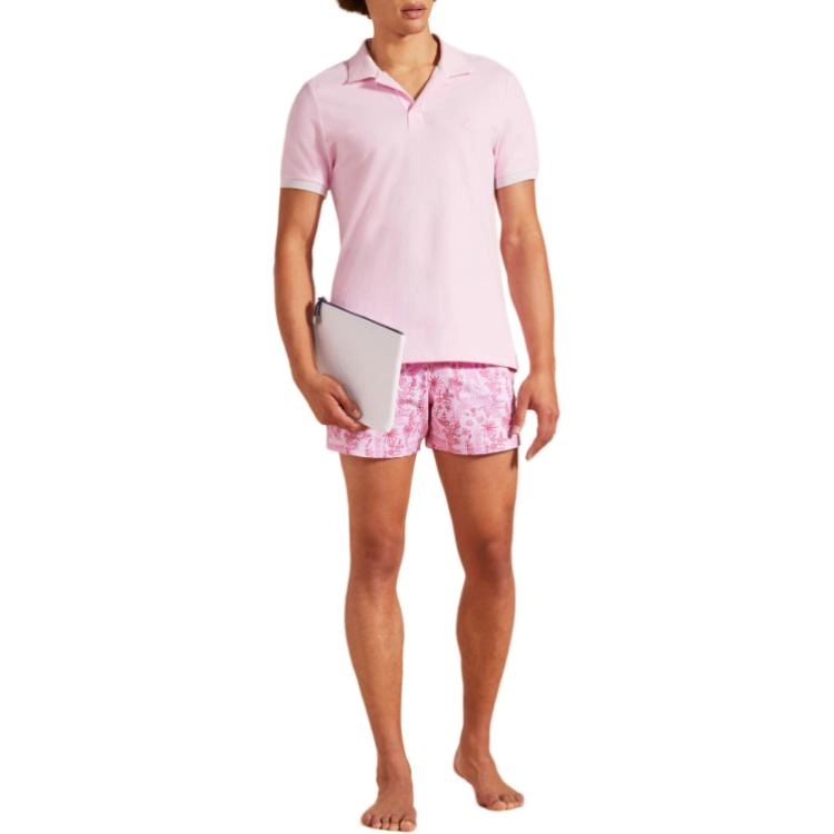 Vilebrequin Cotton Polo Solid LogoPolo