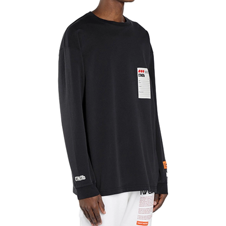 HERON PRESTON Sticker Embroidered Sweatshirt T