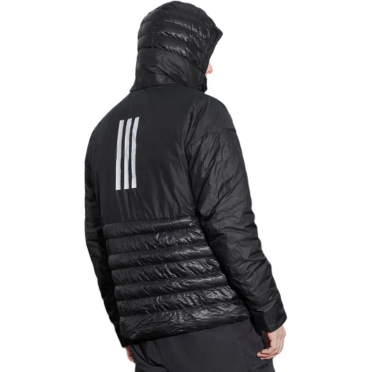 adidas Myshelter Down Hooded Jacket Logo