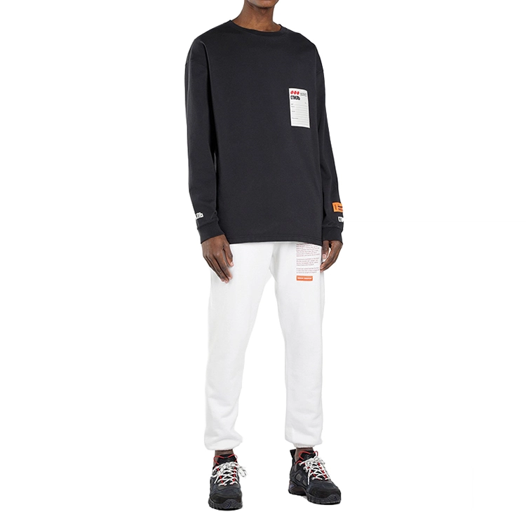 HERON PRESTON Sticker Embroidered Sweatshirt T