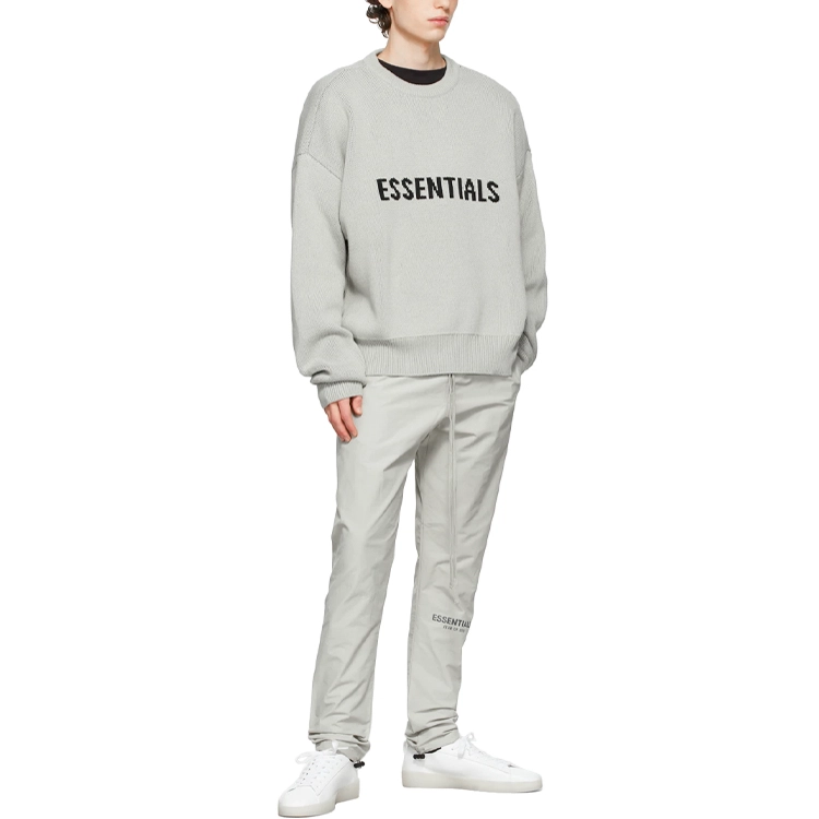 Fear of God Essentials FW21 Track Lounge Pants GreenConcrete Logo