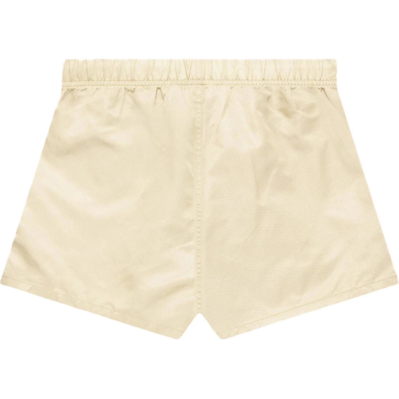 Fear of God Essentials FW22 Nylon Running Shorts Egg shell Logo