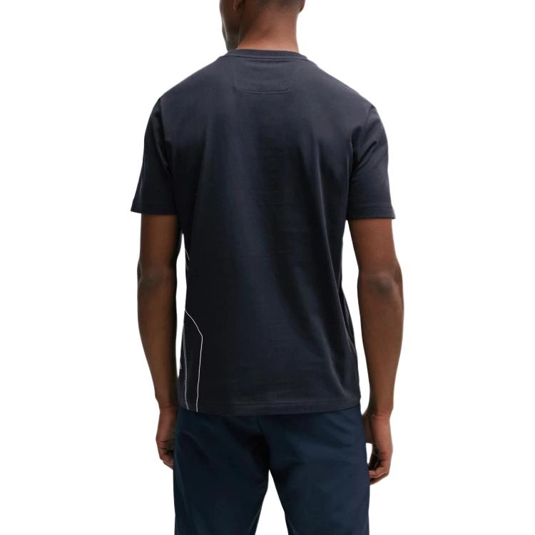 HUGO BOSS SS24 Cotton-Jersey T-Shirt With Crew Neck And Seasonal Artwork LogoT