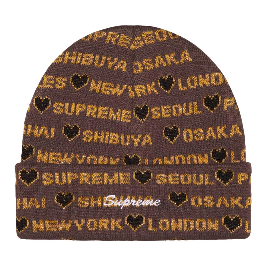 Supreme FW24 WEEK 1 Hearts Beanie