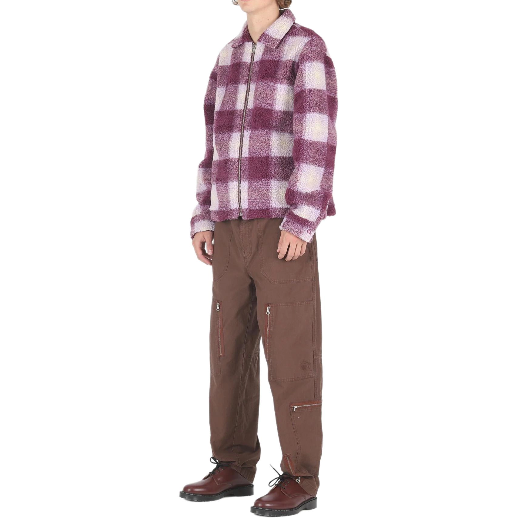 Stussy ZIP SHERPA SHADOW PLAID