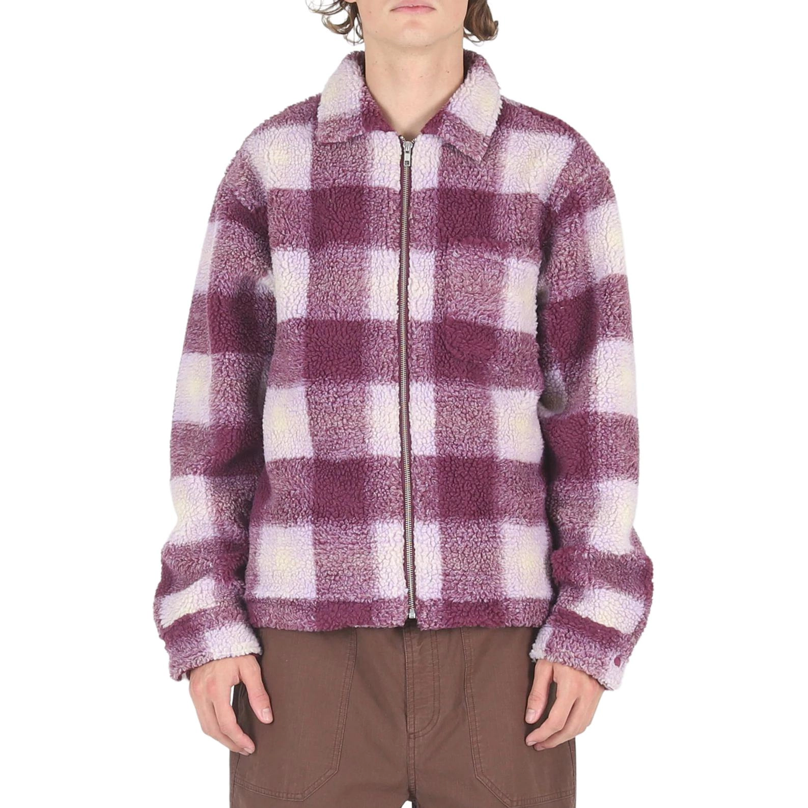 Stussy ZIP SHERPA SHADOW PLAID