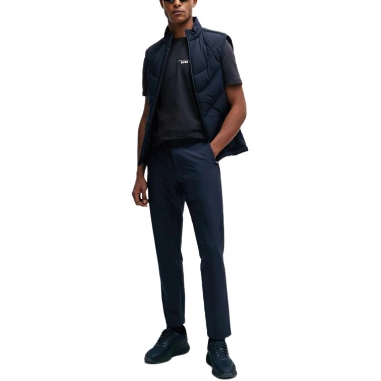 HUGO BOSS SS24 Cotton-Jersey T-Shirt With Crew Neck And Seasonal Artwork LogoT
