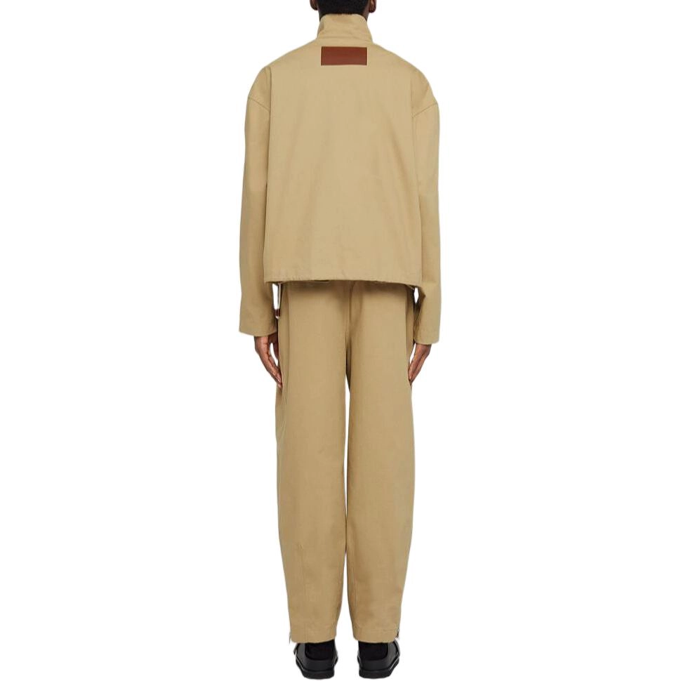 JIL SANDER OrganiCotton Blouson Jacket With Embossed