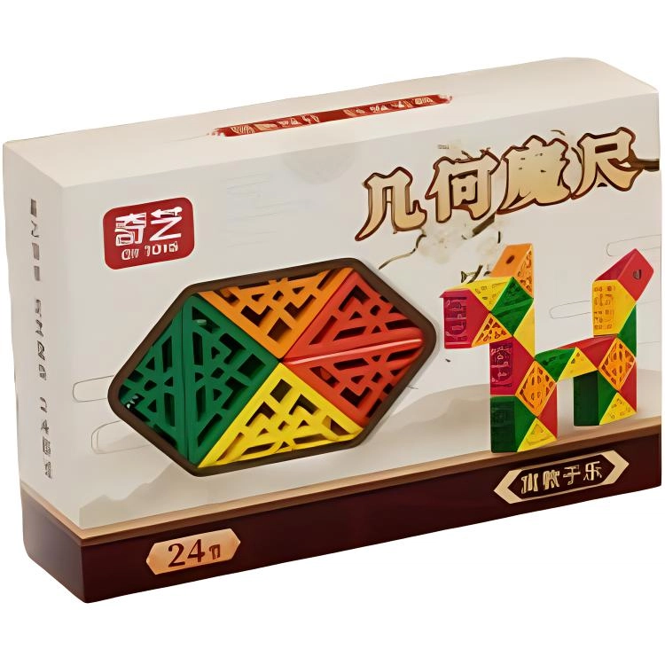 奇艺 镂空百变魔尺 早教益智玩具