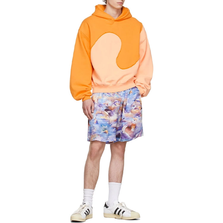 ERL Spiral Hoodie Orange