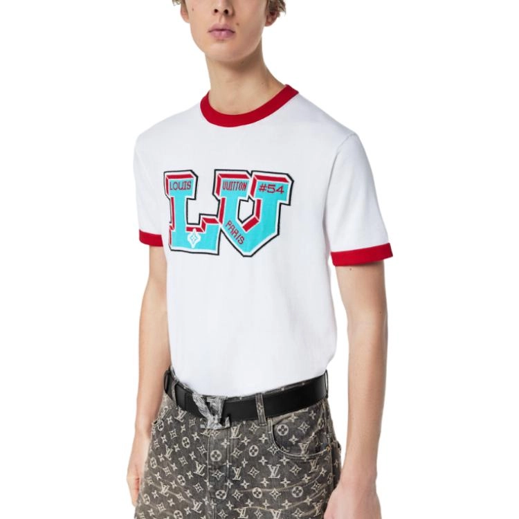 LOUIS VUITTON FW22 Lvknit LogoT