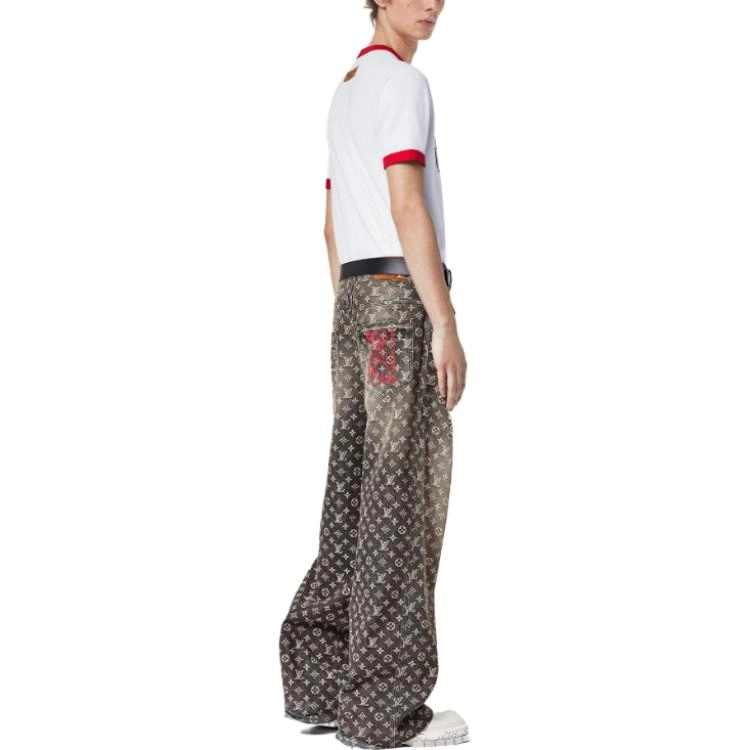 LOUIS VUITTON FW22 Lvknit LogoT