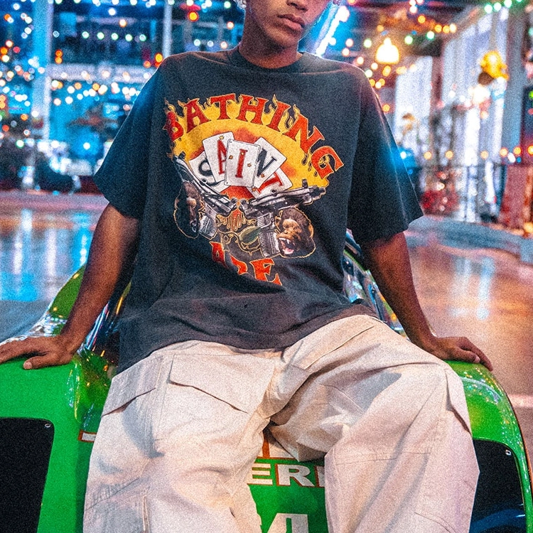A BATHING APE x SAINT Mxxxxxx SS24 LogoT
