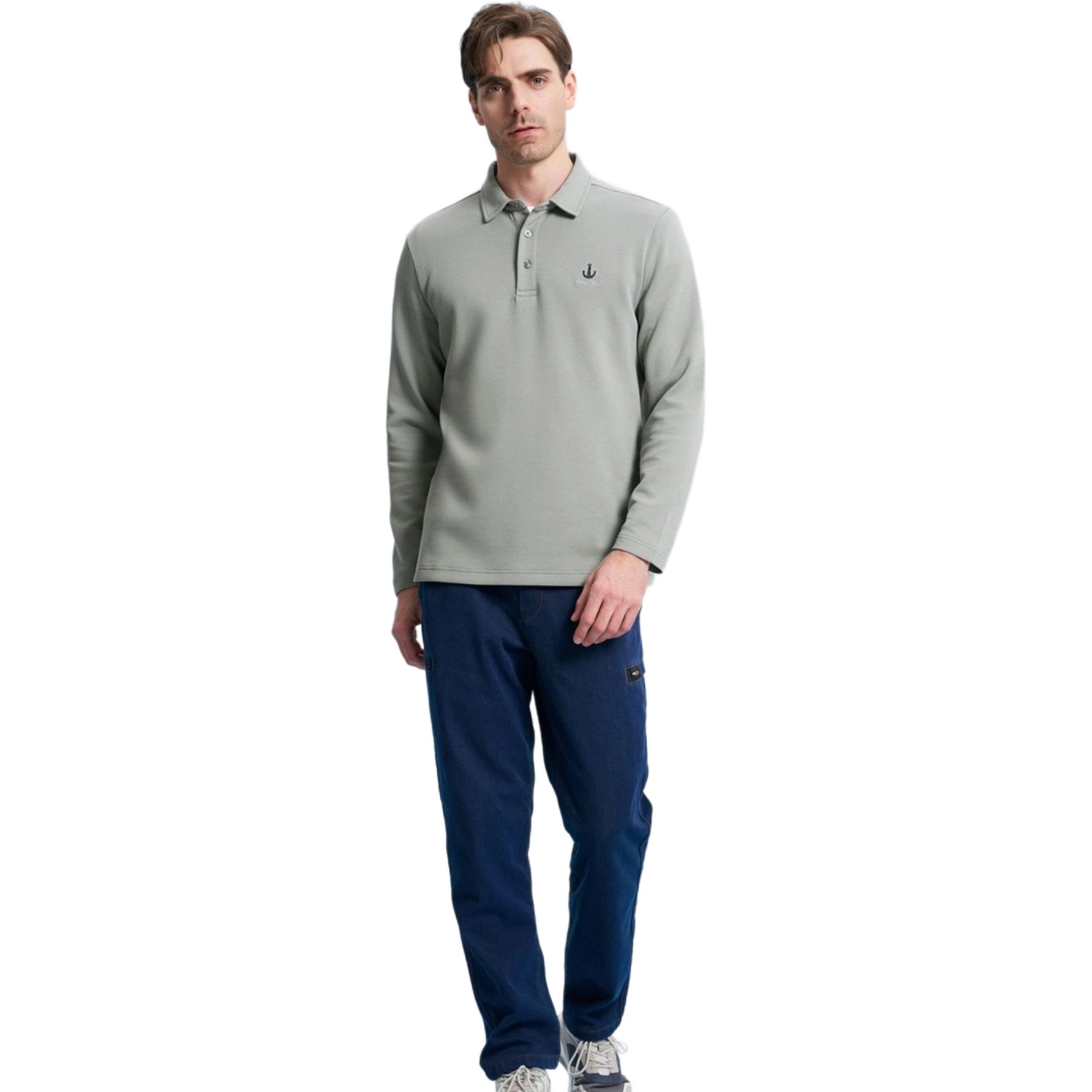 nautica white sail Polo