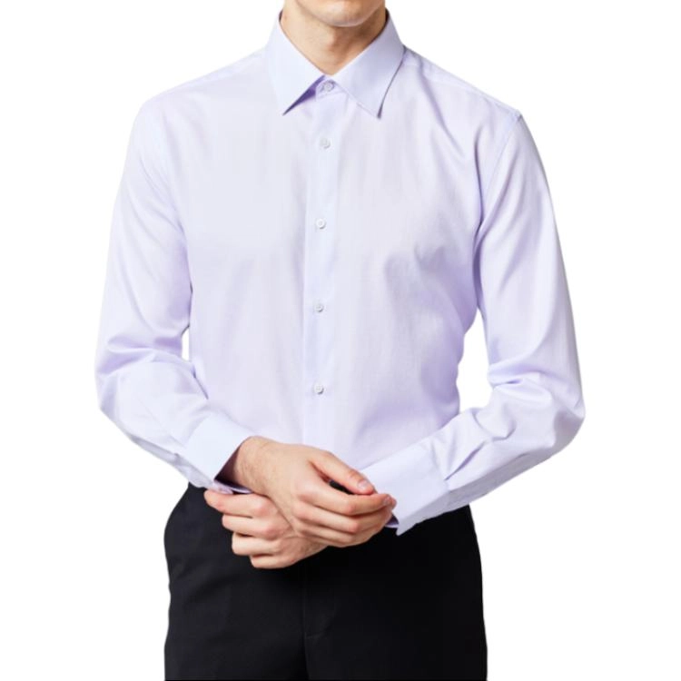 佛朗尼·齐拉 通勤休闲商务长袖衬衫 男款 紫色