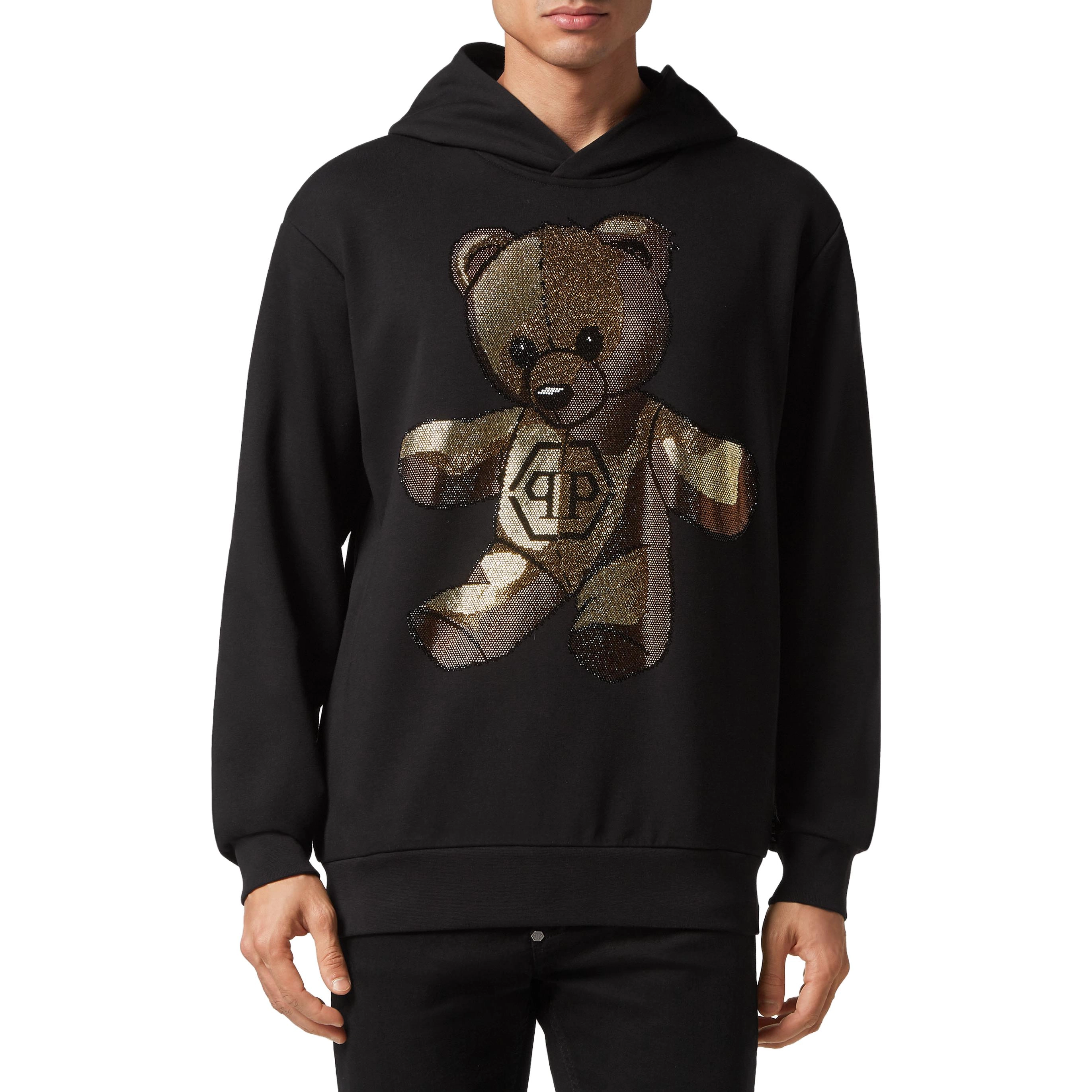 PHILIPP PLEIN Hoodie Sweatshirt Teddy Bear