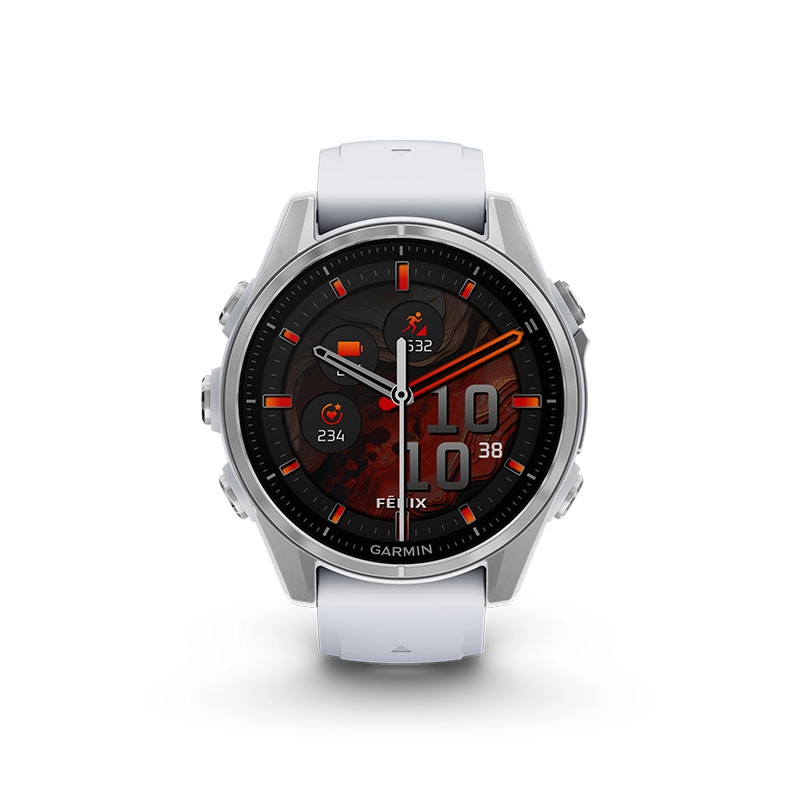 GARMIN Fenix 8 app AMOLED GPSLED