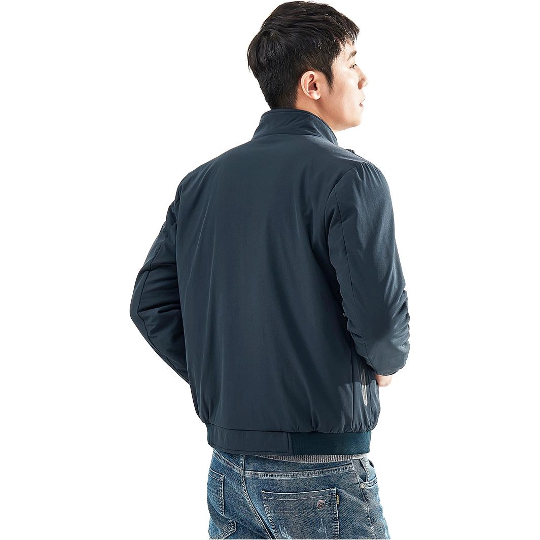 爱登堡 纯色简约休闲两面穿夹克 男款