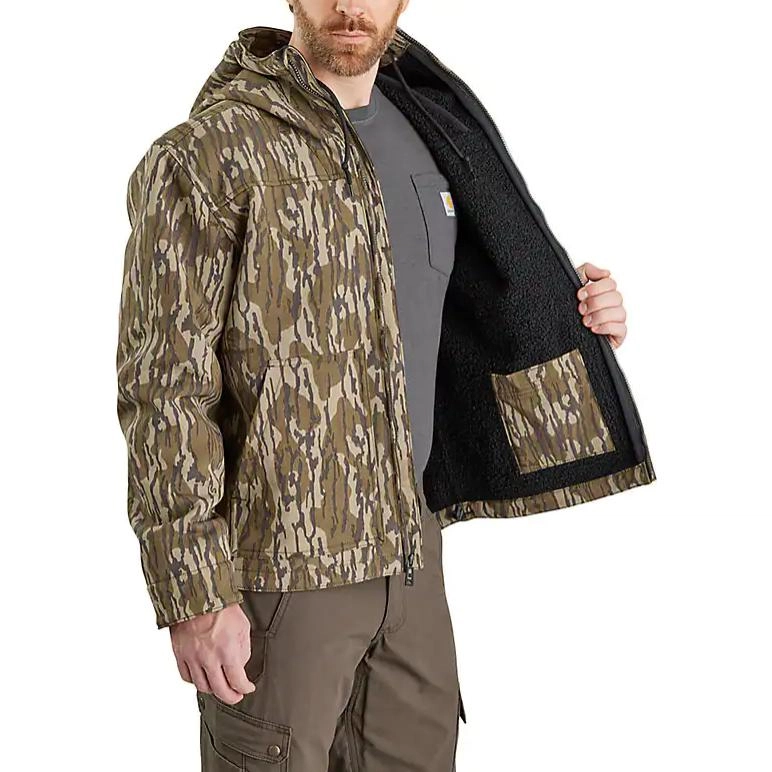 Carhartt 105477 SUPER DUX SHERPA-LINED CAMO ACTIVE JACKET 2 RELAXED FIT Mossy Oak Bottomland Camo