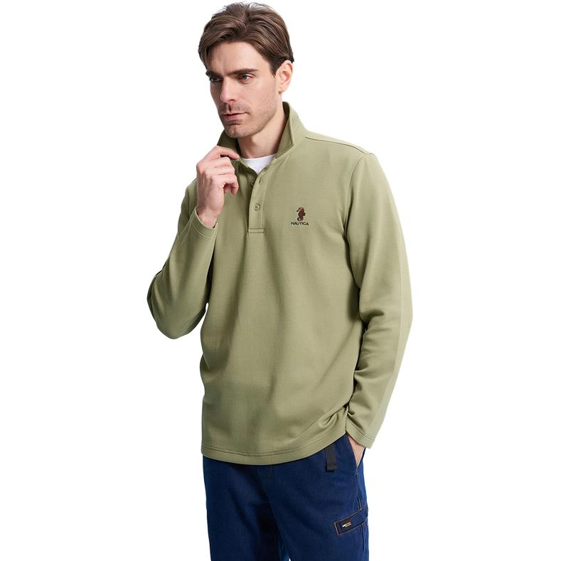 nautica white sail Polo
