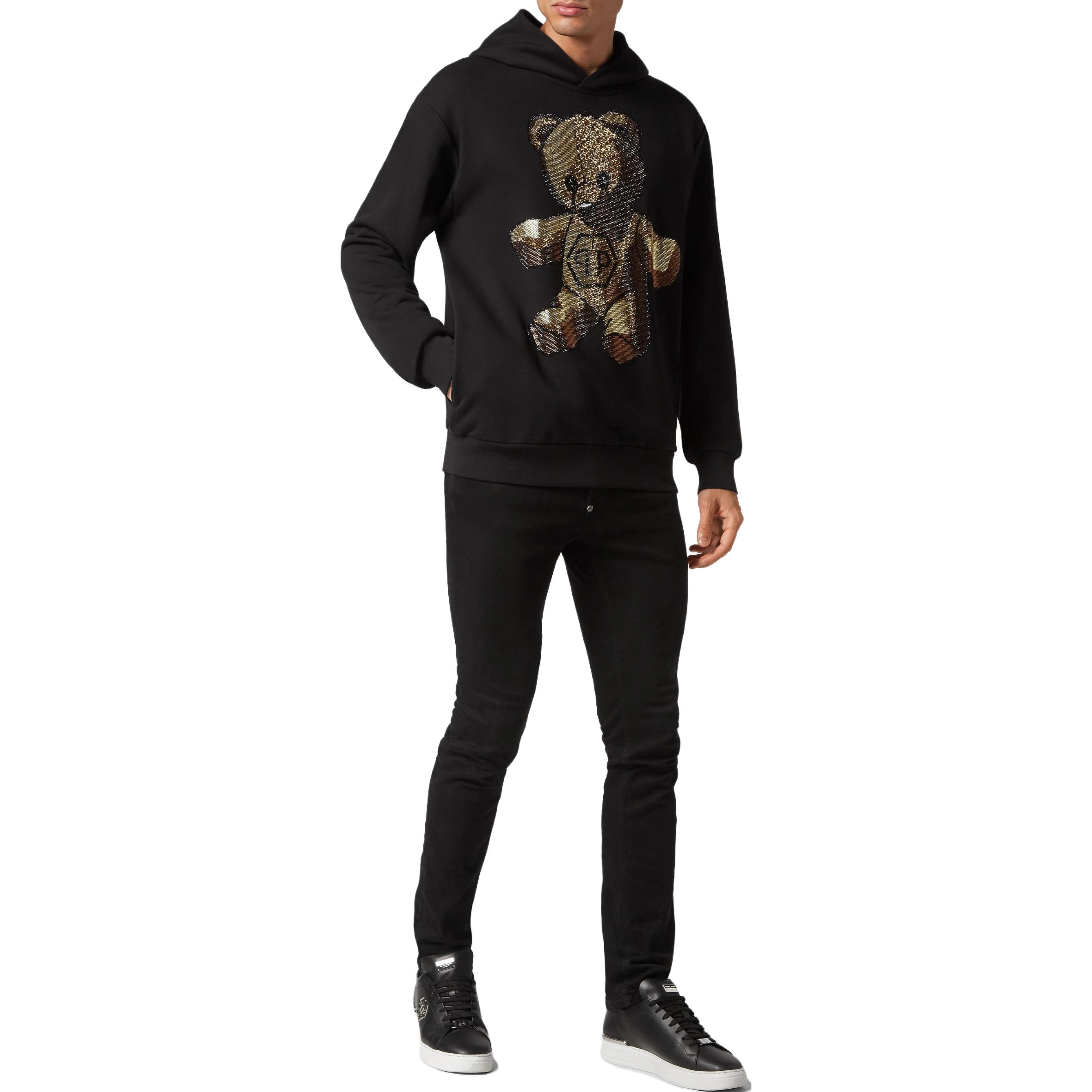 PHILIPP PLEIN Hoodie Sweatshirt Teddy Bear
