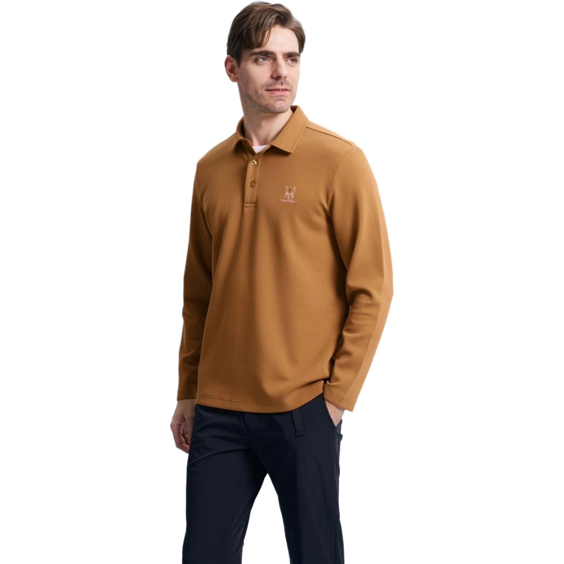nautica white sail Polo