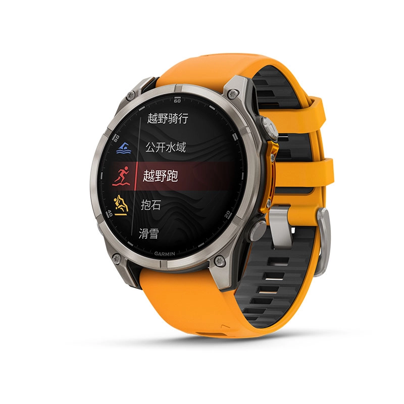 GARMIN Fenix 8 app AMOLED GPSLED