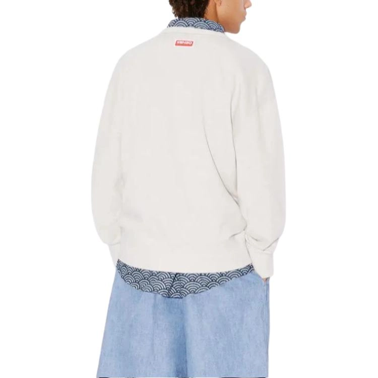 KENZO Embroidered Oversized Genderless Sweatshirt Logo