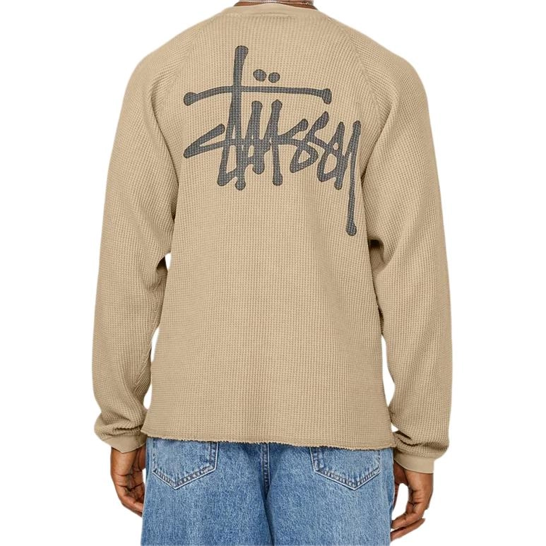 Stussy FW24 RAGLAN THERMAL LS CREW logoT