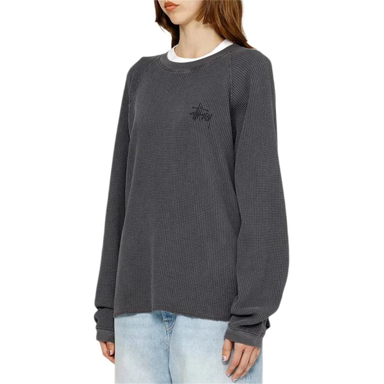 Stussy FW24 RAGLAN THERMAL LS CREW logoT