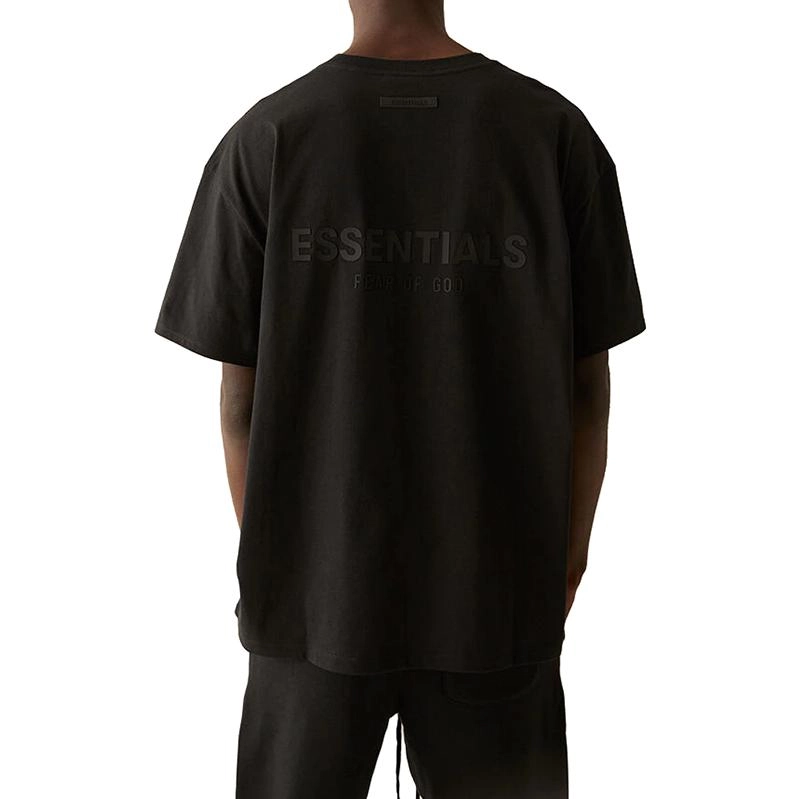 Fear of God Essentials SS21 Short Sleeve Tee Stretch Limo Black LogoT