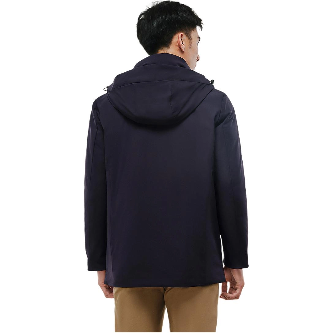 卡尔丹顿 连帽保暖商务休闲百搭长袖羽绒服 男款 蓝色系
