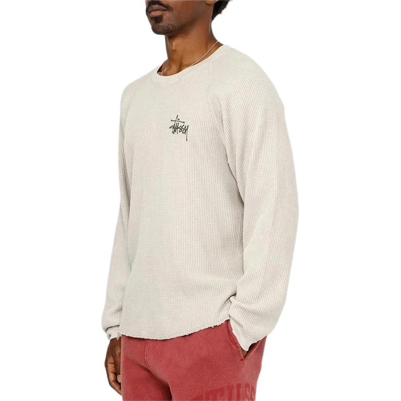 Stussy FW24 RAGLAN THERMAL LS CREW logoT