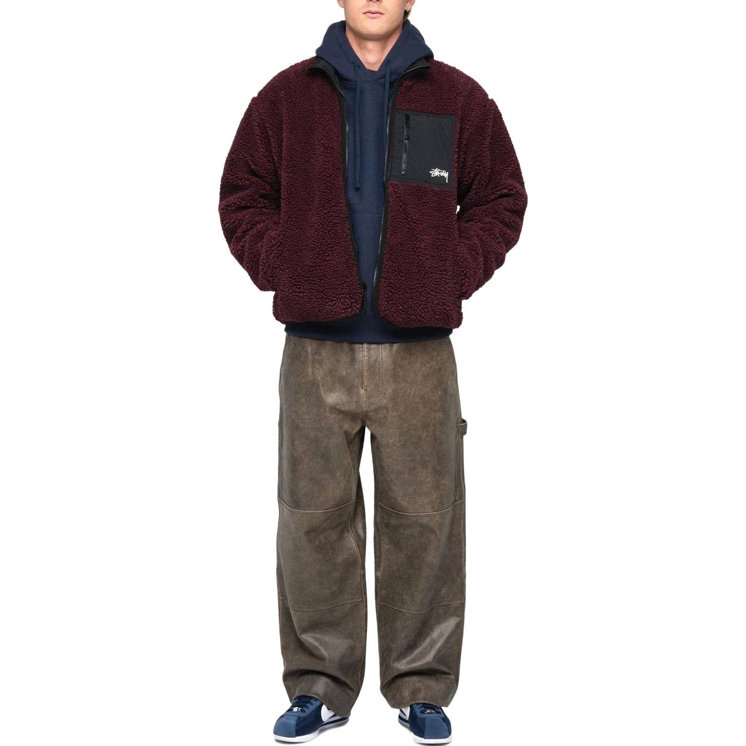 Stussy FW23 SHERPA REVERSIBLE JACKET