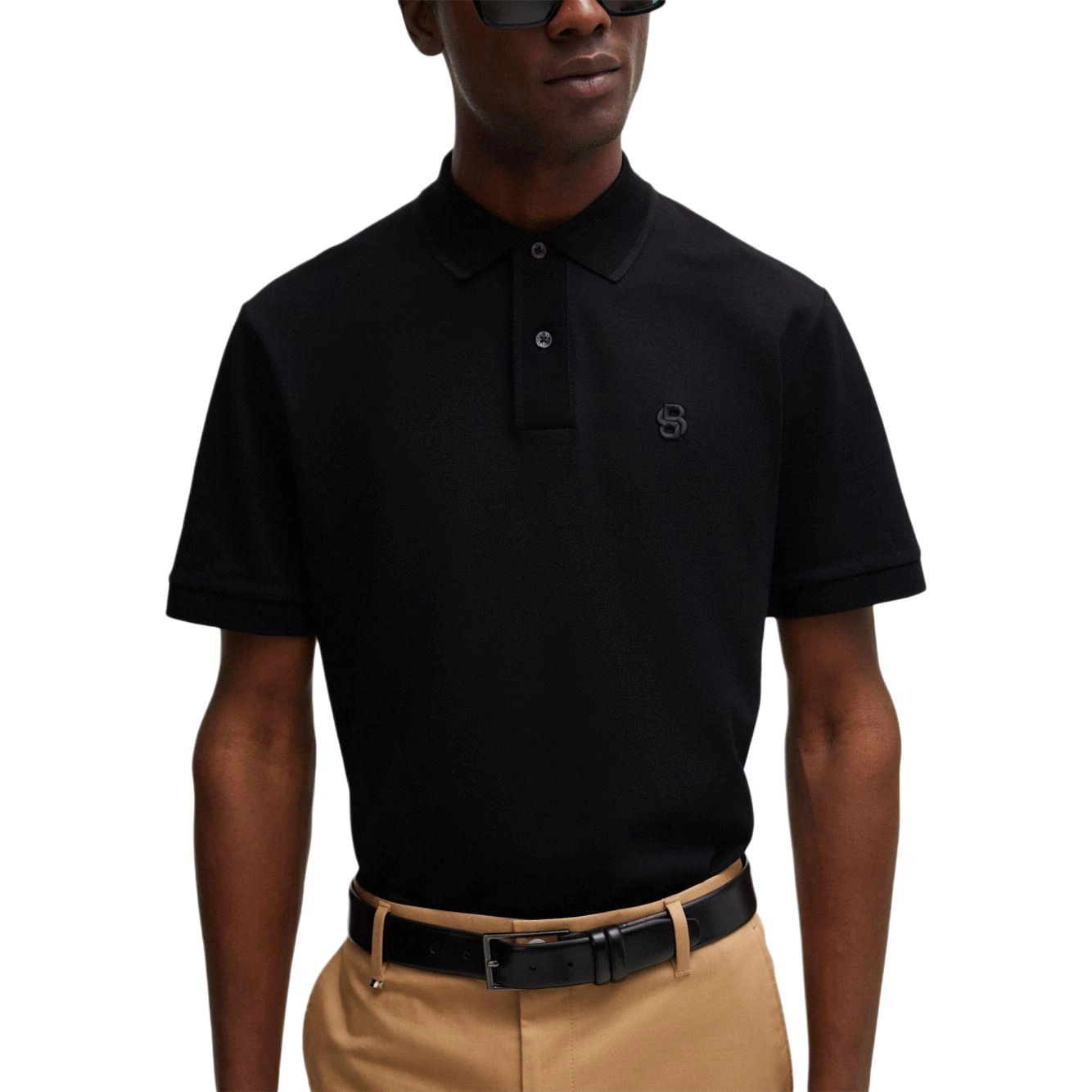 HUGO BOSS Mercerised-Cotton Polo Shirt PoloPolo