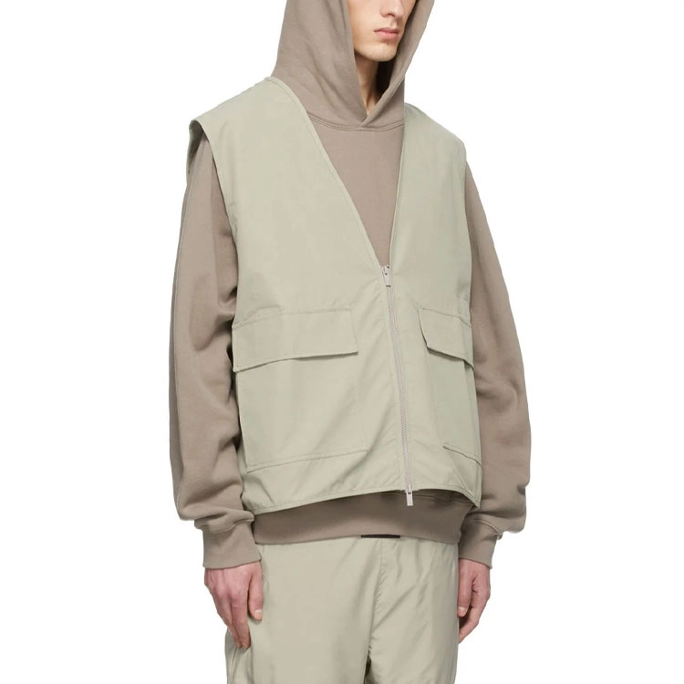 Fear of God Essentials SS22 Green Cotton Vest Seafoam