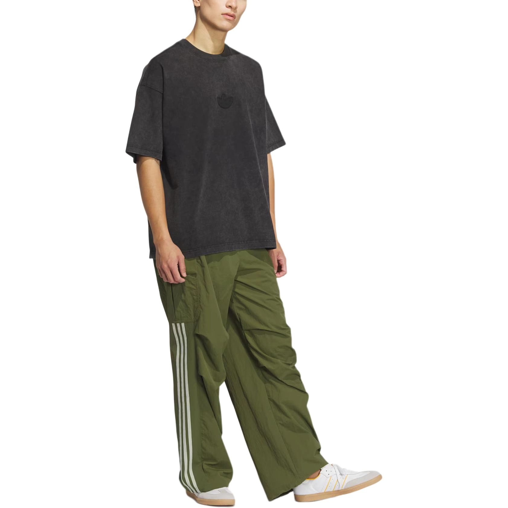 adidas originals WASHED SHORT SLEEVE T-SHIRT logoT
