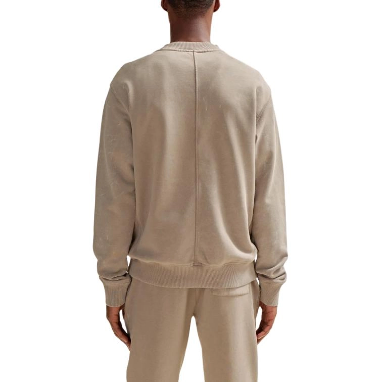 HUGO BOSS Cotton-Terry Relaxed-Fit Sweatshirt With Logo Detail