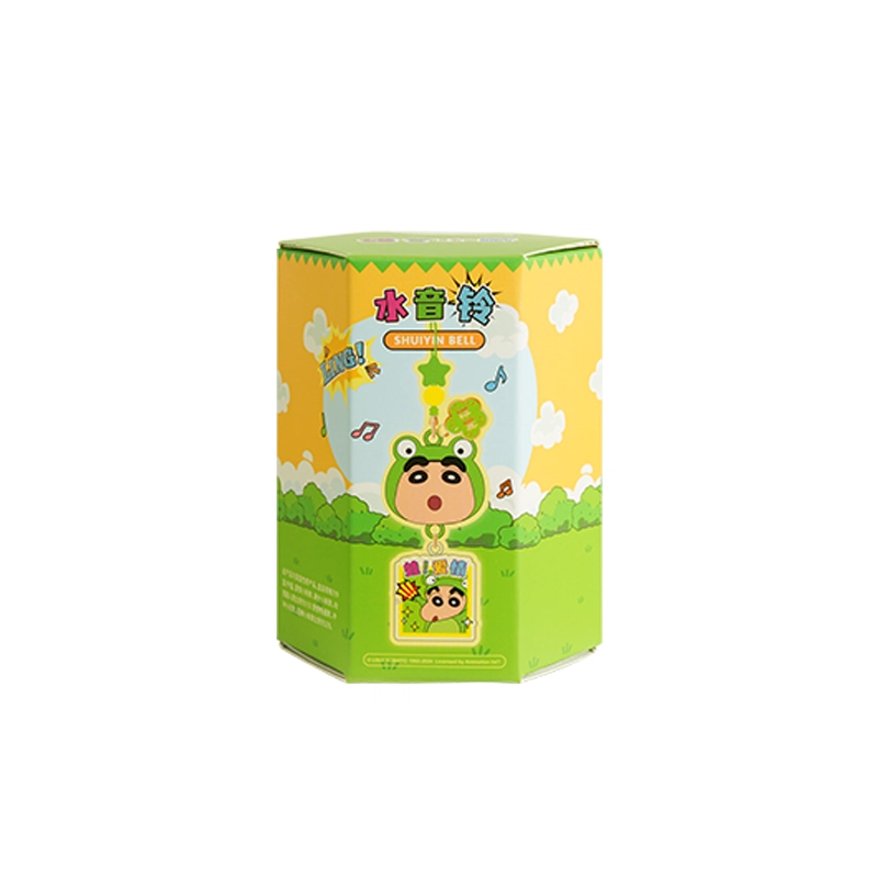 九木杂物社 蜡笔小新角色 水音福铃 车载挂件包包手机链挂饰 盲盒类 单个盲盒
