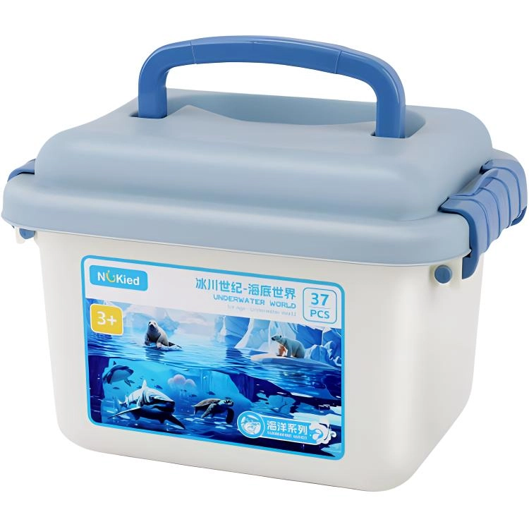 纽奇 海洋动物玩具 农场动物 鲸鱼海豚鲨鱼海龟 猪羊牛马兔 海底世界 早教认知仿真模型 玩具